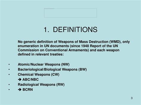 Ppt The Proliferation Of Weapons Of Mass Destruction By Marc Finaud Faculty Member Gcsp