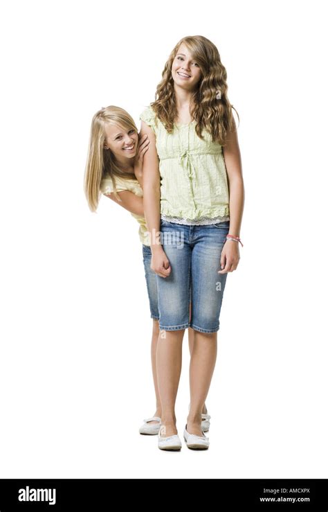Girls Pose Cut Out Stock Images And Pictures Alamy