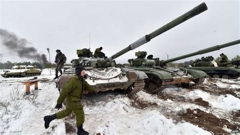 Ukraine Crisis Fighting Rages Ahead Of Ceasefire Bbc News