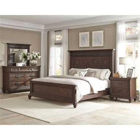 Two new beds in matching style to my previous rustic sets (see recommended items). Palencia Rustic Brown 4 Piece Queen Bedroom Set | RC ...