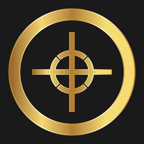 Premium Vector Center Of Gravity Simple Gold Icon On Product