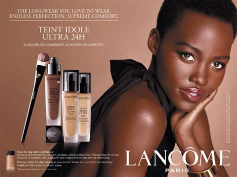 lupita nyong o s first campaign for lancôme tom lorenzo