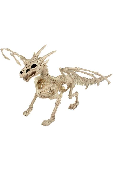Dragon Skeleton Halloween Prop Large Skeletal Dragon Decoration
