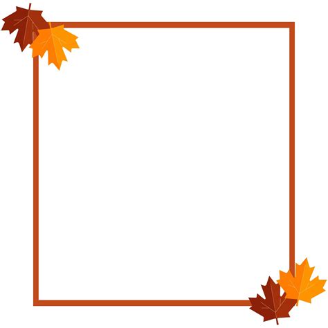 Leaf Template Printable, Fall Leaf Template, Printable Border