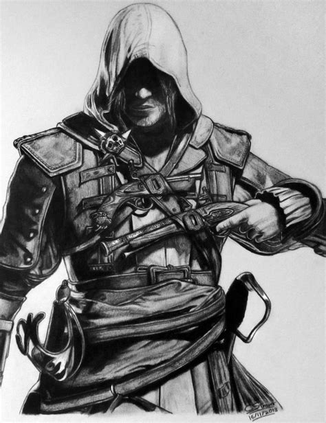 Assassins Creed 4 Fan Art Drawing By Lethalchris On Deviantart
