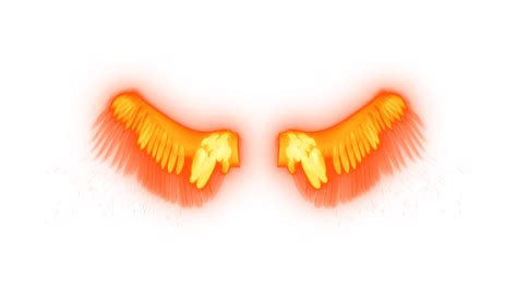 Looping Firey Angel Wings Flapping 1 Effect Footagecrate Free Fx