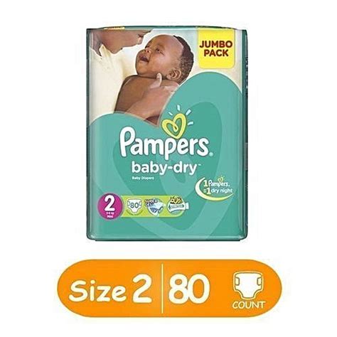 Pampers Baby Dry Diapers Size 2 3 8kg Jumbo Pack