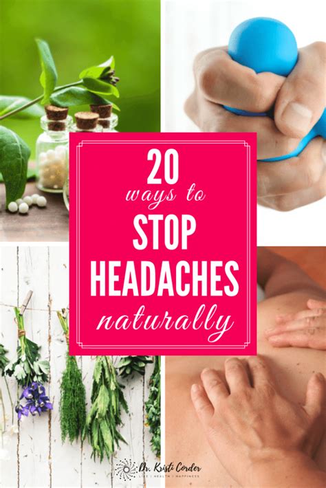20 Ways To Stop Headaches Naturally Dr Kristi Corder Alternative