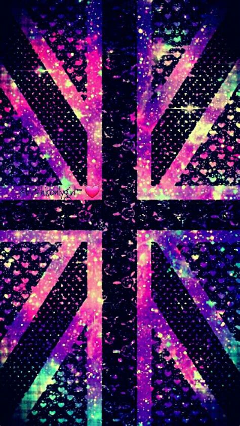 British Flag Galaxy Iphoneandroid Wallpaper I Created For The App