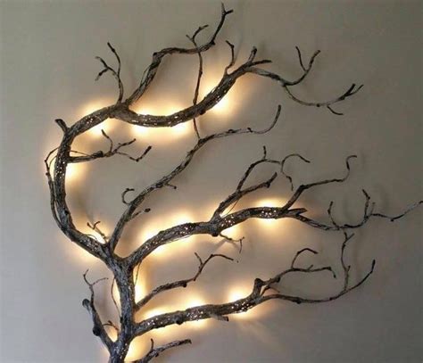 Drift Wood And Tree Trunk Lighting Ideas