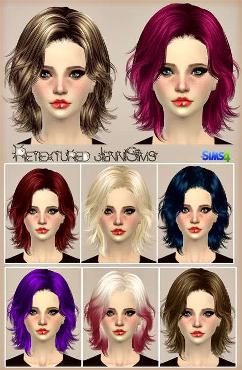My Sims 4 Blog Hair Retexture Set By Jennisims