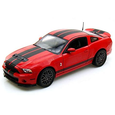 2013 Ford Shelby Gt500 Red W Black Stripes Shelby Sc391 118