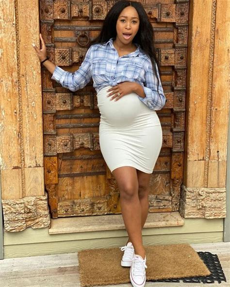Minnie Dlamini On Her 9th Month Of Being Pregnancy Photo