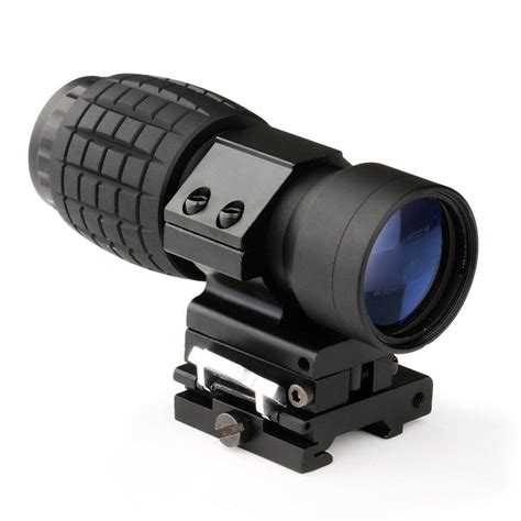 Tactical 3x Fts Magnifier Rifle Scope With Flip To Side Mount Andlens