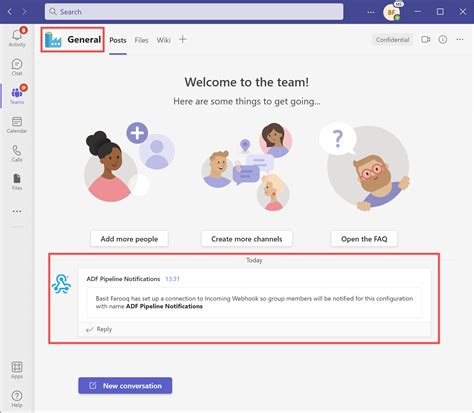 How To Send Notifications To A Microsoft Teams Channel Azure Data