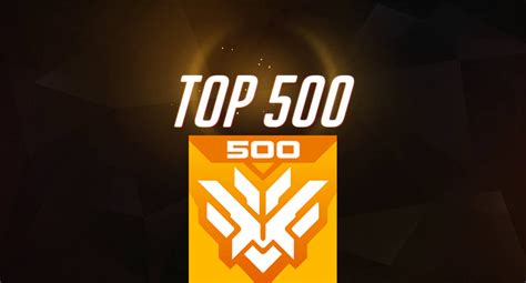 Overwatch News The Competitive Play Top 500 Activates Today For