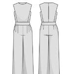 Acacia Jumpsuit Sewing Pattern Detailed Instructions