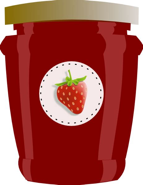 Strawberry Jam Clip Art At Clker Vector Clip Art Online Royalty