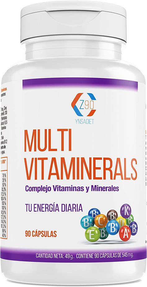 Complejo Vitamínico Con Minerales Vitamina C Vitaminas B2 B3 B5 B6