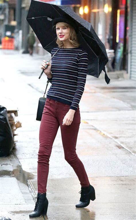 Rainy Days From Taylor Swifts Street Style E News