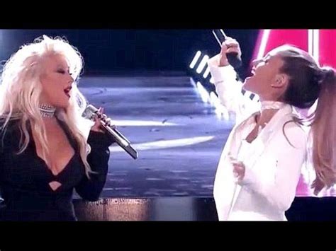 Ariana Grande With Christina Aguilera Into You Dangerous Woman