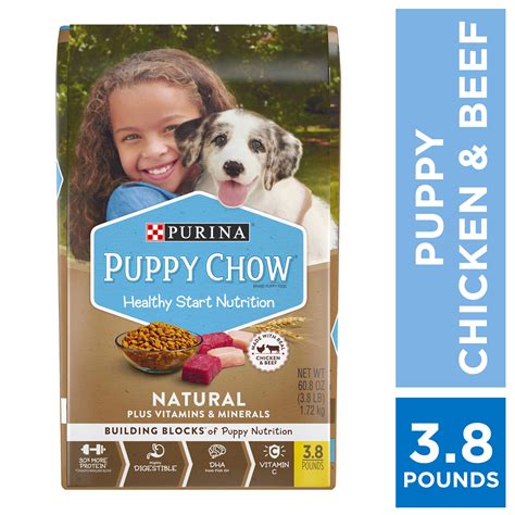 The best puppy food for your furry baby. Purina Puppy Chow Natural High Protein Dry Puppy Food ...