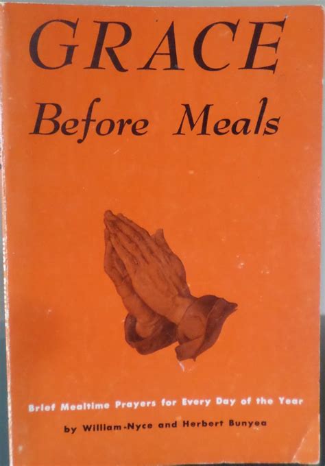 Grace Before Meals William Nyce And Herbert Bunyea Books
