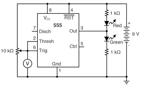 555 Timer Schematic 555 Timer Astable Circuit Electrical Engineering