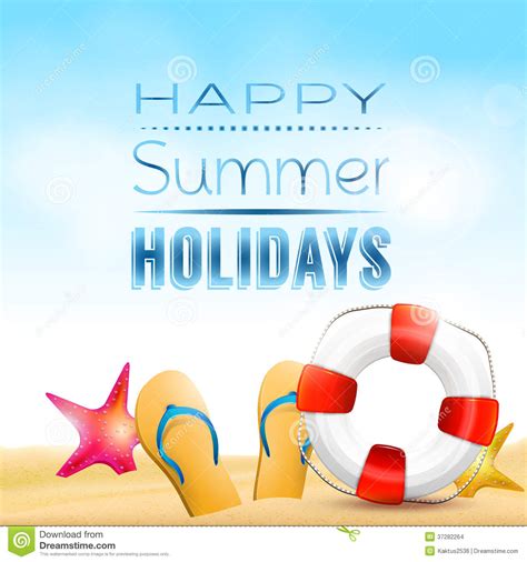 Summer Holiday Background Stock Images - Image: 37282264