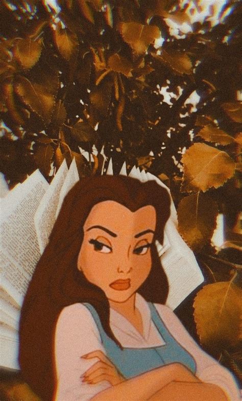 Belle Background Aesthetic Disney Princess Wallpaper Cute Cartoon