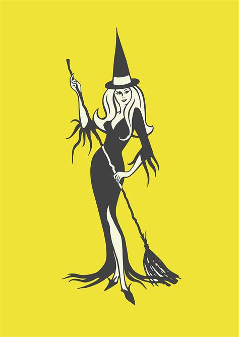 Sexy Witch Drawing By Csa Images