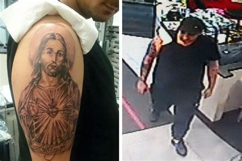 A Thief Who Sat For A Six Hour Inking Of Jesus Stole £1 000 From The Tattoo Parlour Daily Star