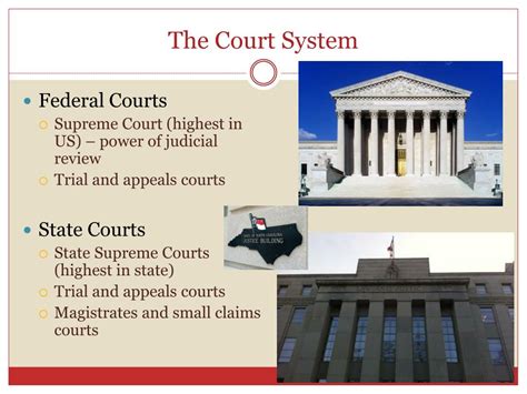 Ppt The Us Court System Powerpoint Presentation Free Download Id