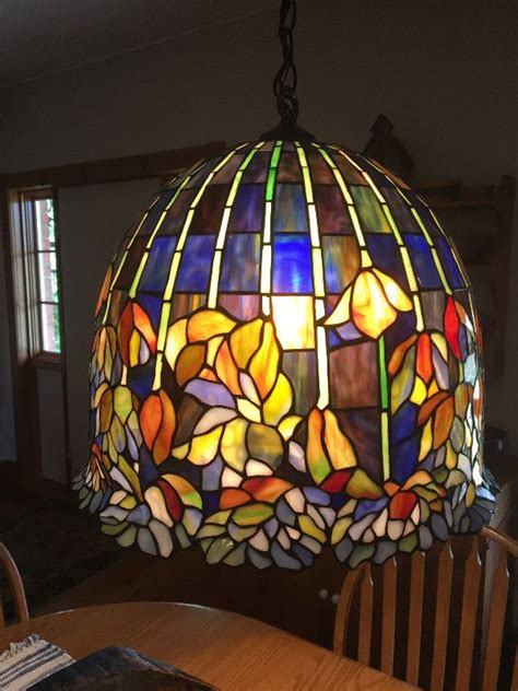 See more ideas about stained glass light, stained glass, glass light fixtures. Listing item | Glass light fixture, Stained glass light ...