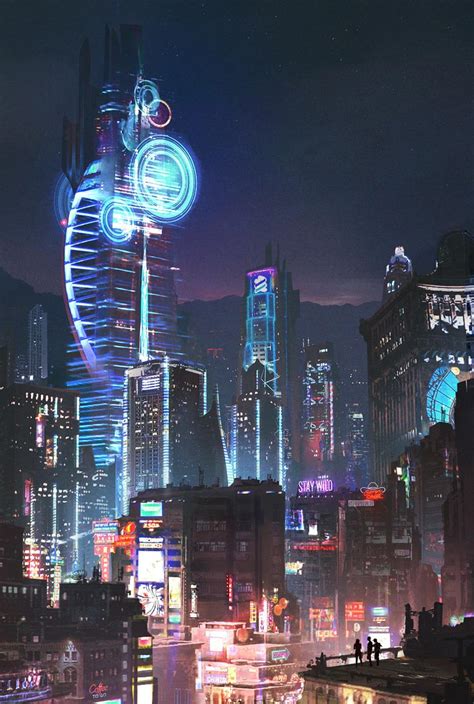 Cyberpunk City Android Wallpapers Wallpaper Cave