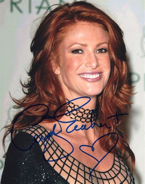 Angie Everhart Actress Playboy Model Hand Signed 8x10 P