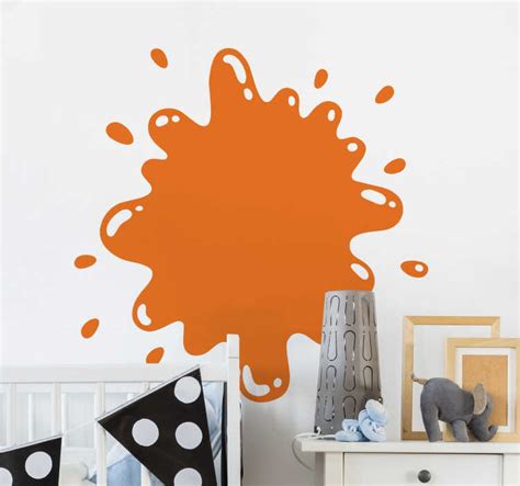 Splash Of Paint Wall Sticker Tenstickers