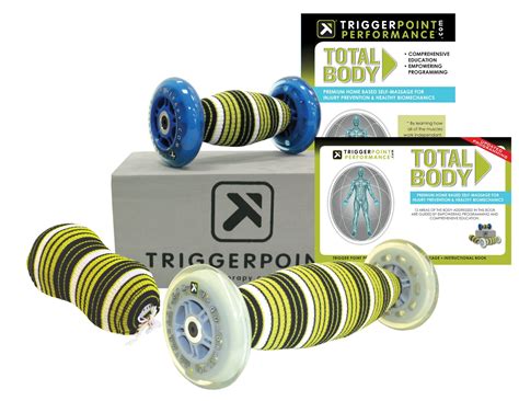 Trigger Point Performance Total Body Self Myofascial Release And Deep Tissue Massage Kit With