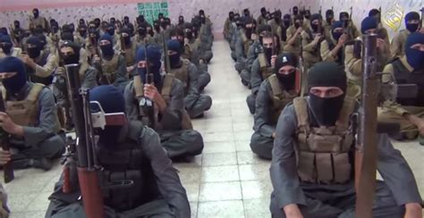new video shows islamic state training camp in iraq the times of israel