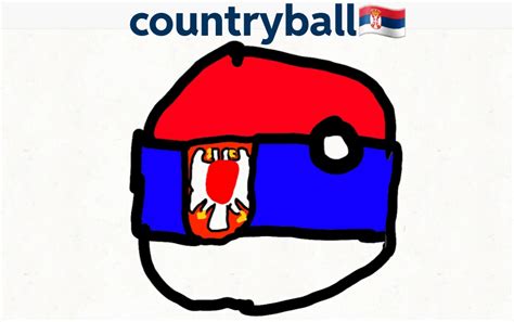 serbian countryball fanart r countryball