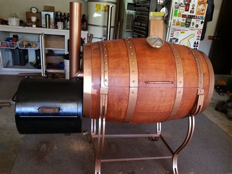 My Wine Barrel Smoker Project Wanted Something That Wasnt An Eyesore