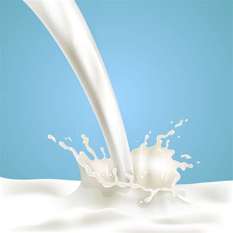 Pouring Milk With Splash Ad Poster 466098 Vector Art At Vecteezy