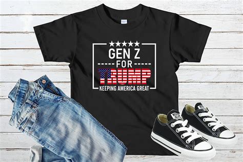 Gen Z For Trump Shirt Generation Z Conservative Shirt Youth Etsy