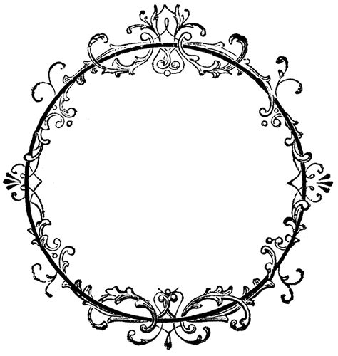 26 Frame Clipart Fancy And Ornate The Graphics Fairy