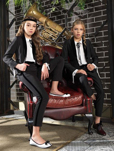 Girls 3pc Black Tuxedo Lennox In 2020 Girl Tuxedo Girl Suits