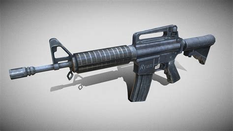 Gun M4a1 Download Free 3d Model By Ivan008 Hukan008 D41a80a