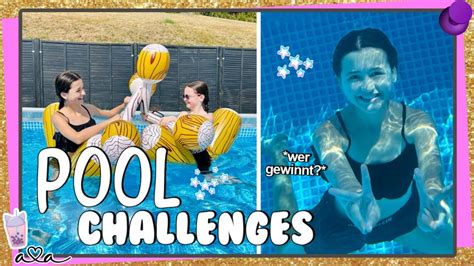 Die Besten Pool Challenges Im Sommer Wer Gewinnt 💜 Alles Ava Youtube