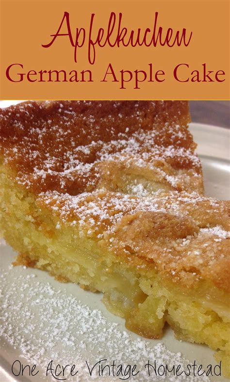 Apfelkuchen Authentic Southern Bavarian Apple Cake German Desserts