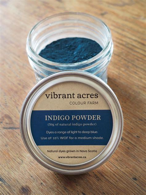 Indigo Powder Grown in Canada - Vibrant Acres
