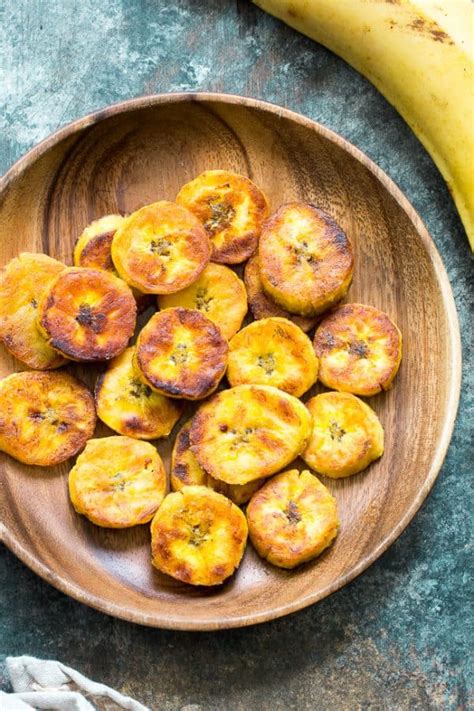 Crispy Soft Sweet Fried Plantains Paleo Whole30 Vegan